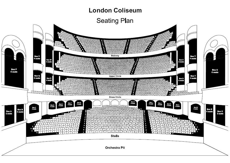 The Coliseum London Seating Chart