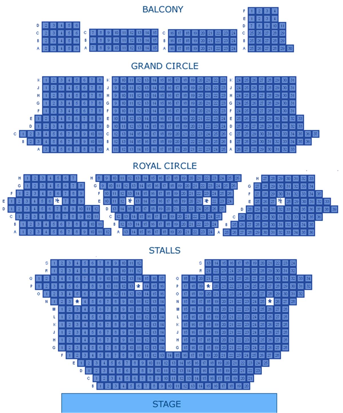 her majesty s theatre seat plan for phantom of the opera phantom of the opera seating chart