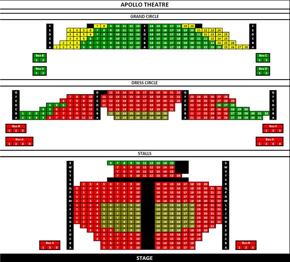 Apollo Theatre - Shaftesbury Avenue|London|W1D 7EZ