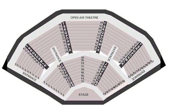 Regents Park Open Air Theatre Seating Chart