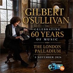 Gilbert O’Sullivan Celebrating 60 Years of Music Tickets