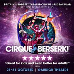 Cirque Berserk Tickets