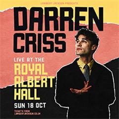 Darren Criss – Live at the Royal Albert Hall Tickets